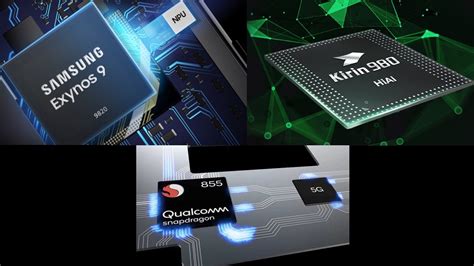 Qualcomm Snapdragon 855 vs Exynos 9820 vs Kirin 980 (Video).